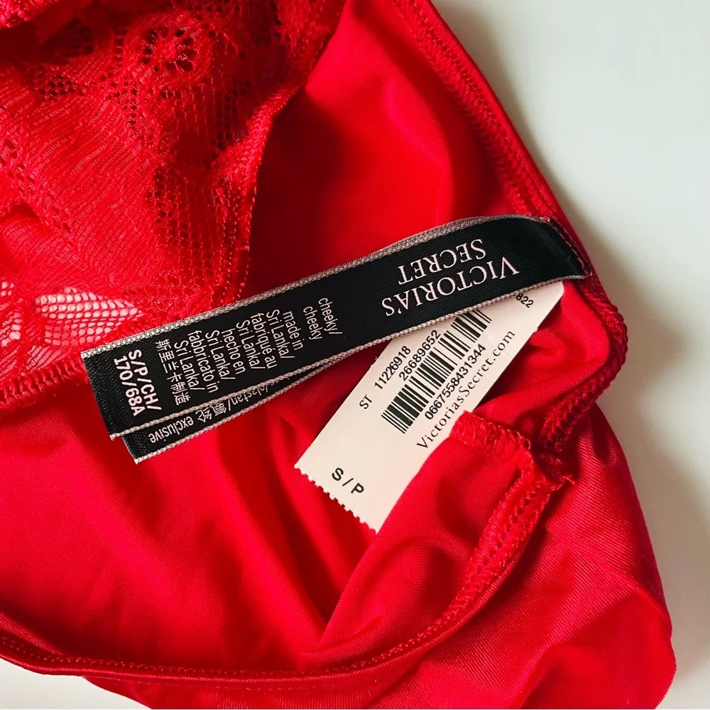 S-DD SMALL Victoria’s Secret satin bow bra set
